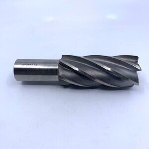 Brubaker 1-3/8" HSS 6-Flute Center Cutting End Mill Tool 4" Cut .078R Weldon USA